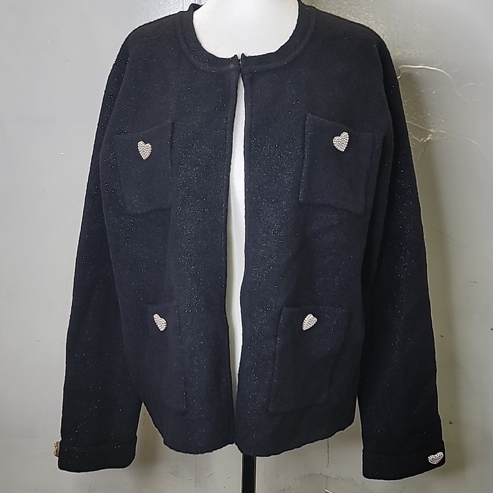 Leo and Ugo  coquette  metallic  short coat